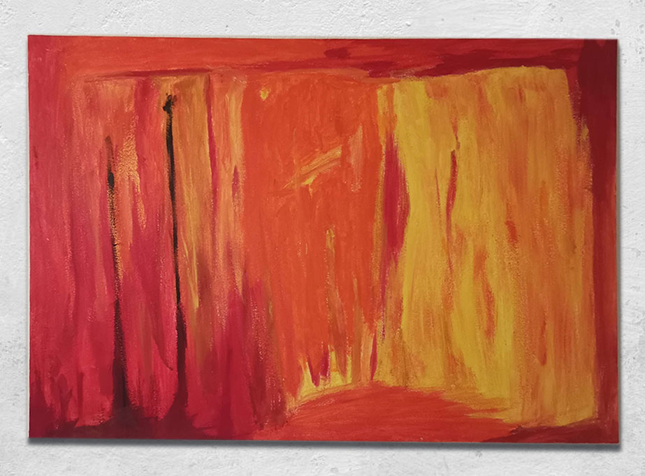 Sun rise, 2010. Acrylic on canvas.