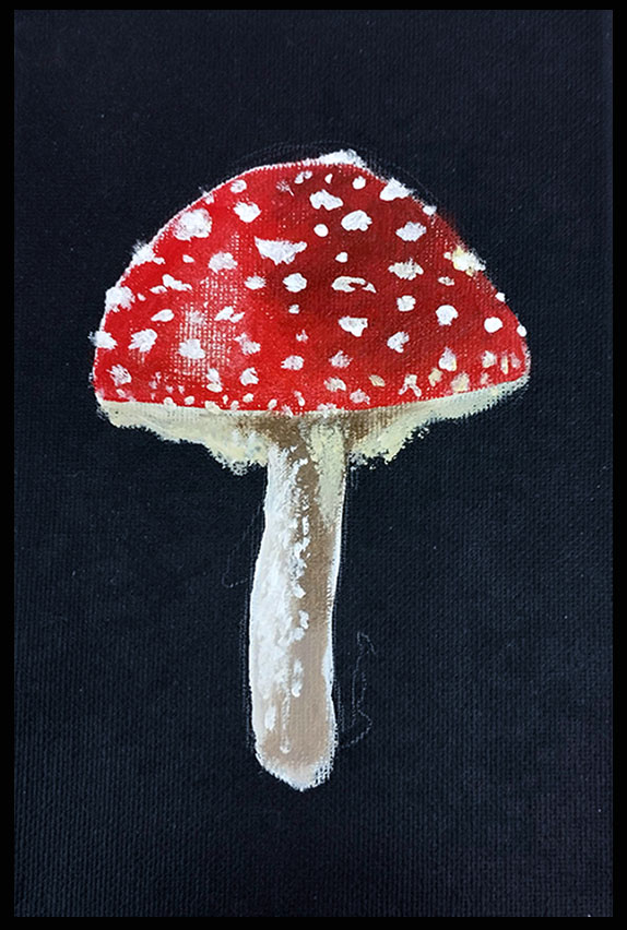 Mushroom, 2021. Acrylic on canvas. SOLD