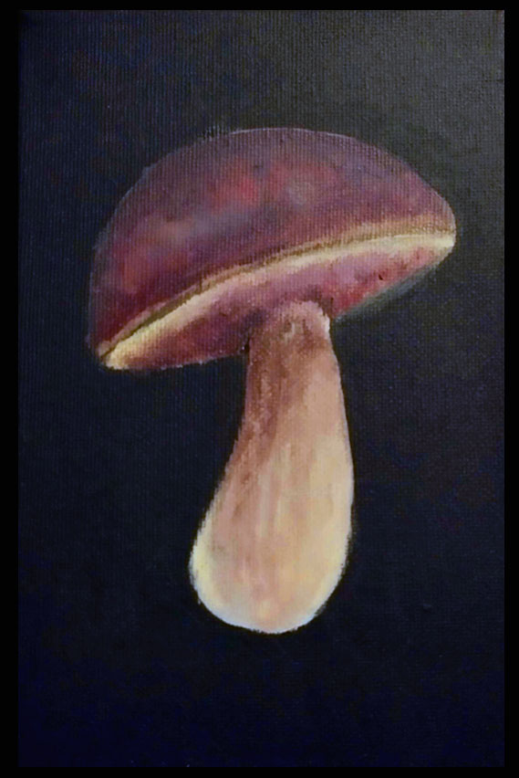 Mushroom 2, 2021. Acrylic on canvas.